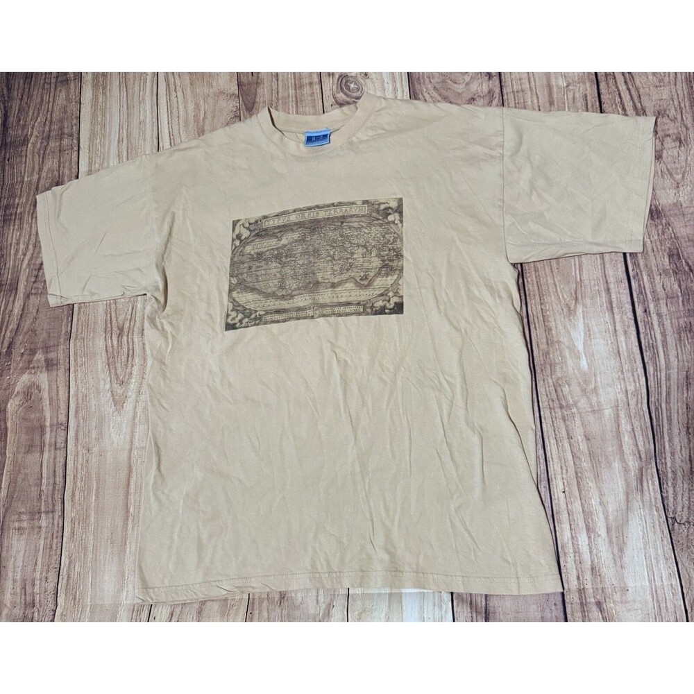 Vintage Theatrum Orbis Terrarium Theatre Of The World T Shirt 1999 Size XL? Rare
